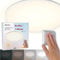BestLuz LED Deckenleuchte Ø 42cm LED Panel Deckenlampe Rund 24W 2800LM Dreistufige Dimmung Neutralweiß 4000K mit Backlight-Effekt für Badezimmer Schlafzimmer Wohnzimmer Küche Bad Keller, Ultra Dünn