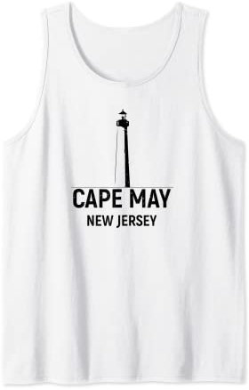 Cape May NJ Leuchtturm Reisegeschenk T-Shirt Tank Top