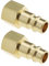 EMSea 2pcs Raccords à Air Comprimé NW 7.2 avec Filetage Intérieur 1/4 pour Raccord d'air Comprimé Raccords de Tuyaux d'air Compresseur d'air Prise Mâle à Connexion Rapide