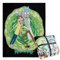 RICK AND MORTY Kuscheldecke Flauschig 150x130 cm - Couch Decke für Herren - Superweiche Couch Decken aus Fleece Geschenke (Grün/Schwarz)