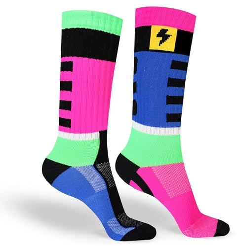 in s(h)ock Barcelona Calcetines de Deporte para Hombre y Mujer - Calcetines Largos sin Costuras - Ideales para Ciclismo, Running, Pádel, Baloncesto y Entrenamientos Diarios – Epic Ray