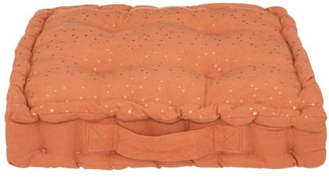 Atmosphera - Coussin de Sol Enfant Berlingot - Coton - Rose Terracotta - 40x40 cm