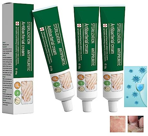 Crema Antimicotica A Base Di Erbe Per Mani, Crema A Base Di Erbe Per Eliminare Il Fungo Del Piede, Crema Per Funghi Dell'unghia Del Piede, Crema Per La Cura Della Pelle Dei Funghi (3Pcs)