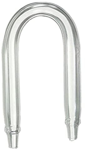 Angoily Co2-diffusor Glasrohr U-förmig 15mm Verbindungsrohr Stabiles Glas Aquarium Zubehör Für Co2-regler Aquarien Pflanzen