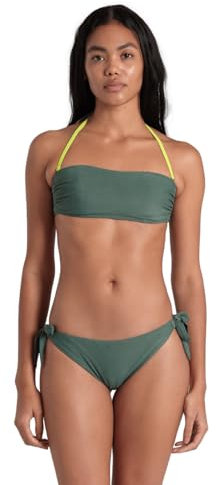 Arena Damen Women's Pro_File Bandeau Bikini, Sage-Soft Green, L EU
