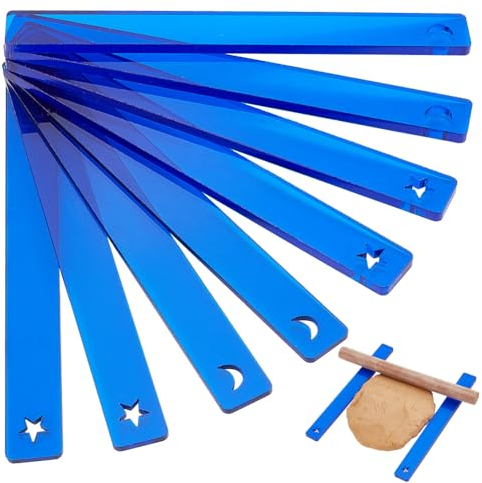 PH PandaHall 8 Stück Tiefenführung Für Ton 3mm 5mm Polymer Ton Tiefenführung Keramik Rollschlamm Stick Führung Tonwalze Ton Werkzeuge Walzen Tiefenführung Für Die Herstellung von DIY Schmuck