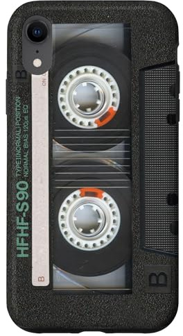 Vintage Cassette Tape Deck Classic Retro Old Case for iPhone XR