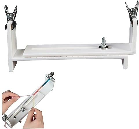 Armbandhersteller Paracord Armband Kit U-Form Paracord Jig Verstellbares Klares Maßstab DIY Handstrickseilarmband Maker mit 2 Clips, die das Handwerkswerkzeug für Armband-Armband-Halskette flechten