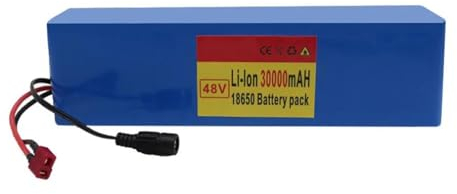Elektrofahrradbatterie 36 V, 30 Ah Elektrobatterie mit 54,6 V Ladegerät, Lithium-Ionen-Akkupack, Hochleistungsbatterie, austauschbare wasserdichte Batterie XT60 Plug