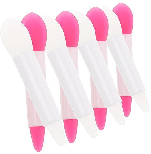 HONMEET 16stücke Lidschattenpinsel Silikon Köpfe Lip Pinsel Für Frauen Lidschatten Silikon Applikator Make-up-tool