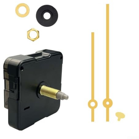 Quarz-Pendeluhr-Uhrwerk-Mechanismus, DIY-Reparaturteile, Ersatz, leises Quarz-Uhrwerk mit Zeigern und Pendel für DIY-Uhr-Reparatur (E)