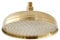 Milano Elizabeth Traditional 300mm Round Rainfall Shower Head - Brushed Brass