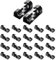 40 Pack Car Cable Clips & Tidy - Adhesive Cable Organizer for Dash-Cam, PC Wire Management, Home & Office (Black)