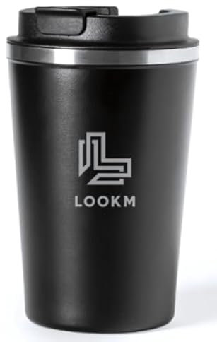 Lookm Insulated Travel Mug, Maximum Temperature Retention, Keeps Hot/Iced Beverage up to 6 Hours, Leakproof Coffee Cup