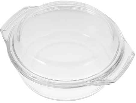 FUNOMOCYA Glasauflaufform Mit Deckel Ofenfeste Kleine Auflaufform Mikrowellengeeignete Glasschüssel Mit Griffen