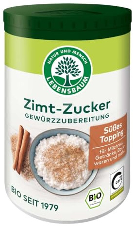 Lebensbaum Gewürzzubereitung Topping, Zimt-Zucker, (4), 140g