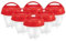 6 cuociuova in silicone senza BPA, cuociuova in silicone antiaderente, cuociuova in camicia veloce for la colazione, utensile da cucina