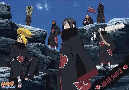 ABYstyle Terminal Naruto - Poster Akatsuki (98X68) Merchandising Ufficiale