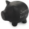 balvi Sparschwein Oink Bank Farbe Schwarz Personalisier- und wiederverwendbar Keramik