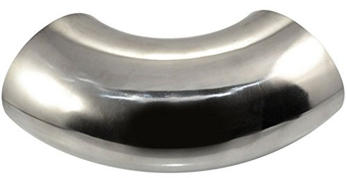 f102 OD 102mm 4 Sanitär Schweißbogen Rohrbogen Winkel 90°Edelstahl 304