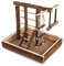 LIVIVO ® Natural Wooden Bird Playground Budgie Canary Ladder Swing Perch Pet Fun Small