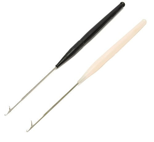 Crochet Hook Latch Lock Micro Hair Bearded Needle Rug Making Knitting Interlock by Accessories Attic®