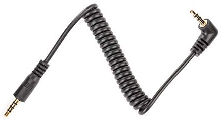 Saramonic SR-PMC2 iPhone/iPad 3.5mm Output Connecting Cable for the Saramonic SR-WM4C Wireless Microphone Systems and IOS Devices iPhone 6 to 7 Plus, iPad (3.5mm Locking Screw Plug)