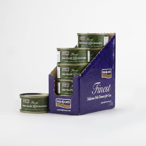 Fish4Cats Finest - Tuna Fillet with Seaweed - 10 x 70g