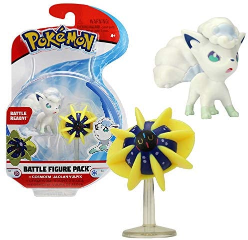 Auswahl Battle Figuren | Pokemon | Action Figur | Spiel-Figur zum Sammeln, Spielfigur:Cosmovum & Alola Vulpix