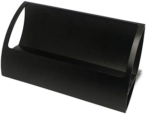 Visitenkarten-Etui Desktop Business Card Case Aluminium Desktop Business Card Display Aufbewahrungsbox, Große Kapazität, Kostenlose Beschriftung Visitenkartenbox (Color : Black-1)