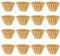 50 Stücke Korbfilter Kaffeefilter Korbfilterpapier für Kaffeemaschine Bonamat Bartscher Animo und Filtertüten