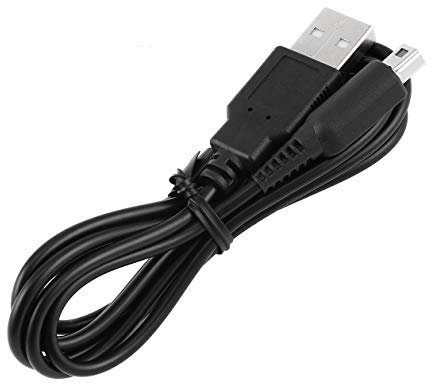 Cable de Carga Adaptador de Corriente Cargador para 3DS XL / 3DS / 2DS / DSi XL/DS - Negro