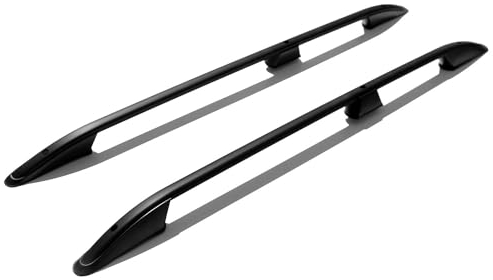 OMAC Dachreling Dachgepäckträger kompatibel mit Citroen Jumpy 2016-2025 Langer RS L3 Alu Schwarz