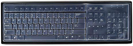 SDTEK Tastaturschutz Desktop Haut Silikonhülle Klarfolie Universal