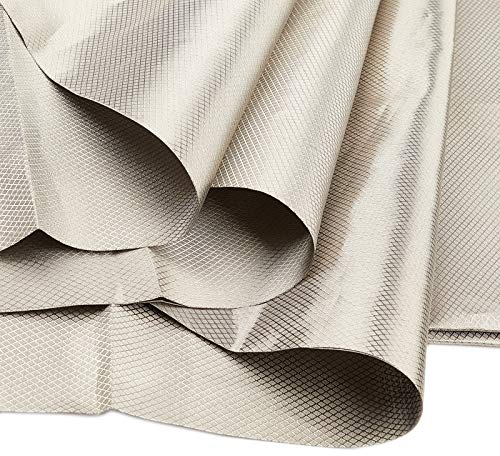 GORGECRAFT EMF-Schutzgewebe, Emi, RF & RFID-Abschirmung Nickel-Kupfergewebe 42.71x41.92 Zoll Faraday-Gewebe Abschirmung Bewertung von 10 kHz Bis 30 GHz