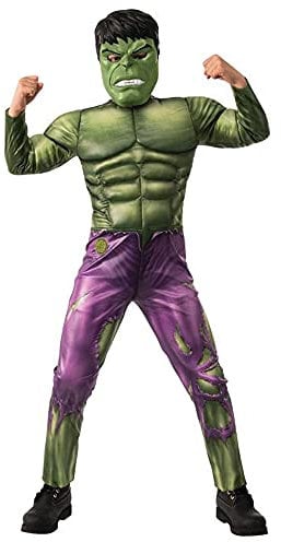Rubies Marvel Avengers Kids Costumes Choose Hulk Iron Man Captain America Spiderman (Hulk, Medium)