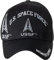 United States Space Force USSF bestickte verstellbare Baseballkappe (schwarz), Schwarz