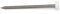 HomeSmart UPVC Panel Pins 40mm Poly Top Pins Nails Plastic Headed Fascia Fixings Strop Grip Durable Stainless Steel Roofing Nails Secure Hold PVC Cladding Pins for Home Projects (50, 40mm)