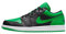 Nike - Air Jordan 1 Low - 553558065 - Colore: Nero-Verde - Taglia: 43 EU