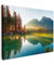 MuchoWow© Impression sur Toile Photo Peinture 80x60 cm Tableau Decoration Murale Chambre Salon Maison Deco Cuisine Lac - Forêt - Montagnes - Nature - Soleil - Paysage