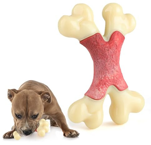 Bailey & buddies Extra Strong indestructible dog toys for aggressive chewers for medium Large Giant dogs, Bacon Flavoured Dog Toys For Extreme Chewers