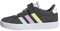 adidas VL Court 3.0 Hook And Loop Shoes Kids, Sneaker Unisex - Bambini e Ragazzi, Grey Six Halo Mint Bliss Lilac, 35 EU