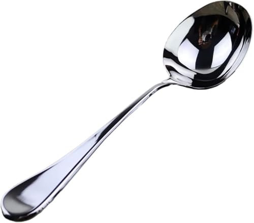 Cuillères à soupe en acier inoxydable, grosse cuillere, cuillère à chaud, cuillère épaisse