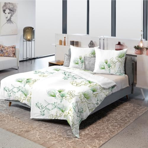 Fussenegger Original Bettwäsche, Vollendete Handwerkskunst in Premiumqualität, Made in Austria, Verschiedene Modelle und Qualitäten zur Auswahl (Magnolia)