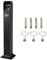 DFENG 1.2M Floor Standing Ashtray Free Standing Ash Trays Outdoor Cigarette Bin Stainless Steel,Outside Ashtray Free Standing Vertical Trash Bin w/Key