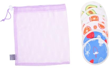 GARVALON 1satz Wiederverwendbare Waschbare Stilleinlagen Für Frauen Anti-galactorrhea Pads Für Stillende Komfortable Und Effektive Milchaufnahme Maschinenwaschbar Leicht Und Tragbar