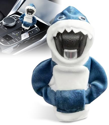 Schaltknauf Hoodie - Hai Schalthebel Abdeckung Universal, Lustige Auto Schalthebelabdeckung, Shark Haube Hoody für Dekoratives