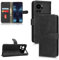 Rfvzubemok Kompatibel mit Infinix Note 12 VIP 4G Flip Wallet Hülle,Kompatibel mit Infinix Note 12 VIP 4G Ständer Magnetischer Verschluss Black