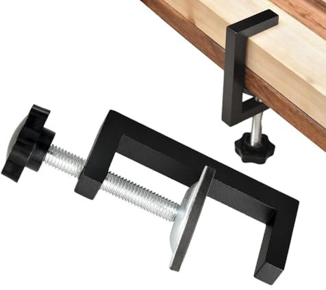 Pinza di serraggio robusta – Strumento di falegnameria in acciaio, pinza multiuso | pinza G di serraggio manuale per la lavorazione del legno, fissaggio sicuro, assemblaggio di recinzioni e progetti