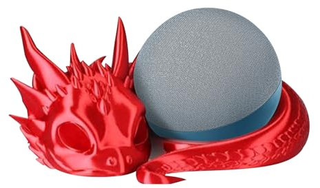 Speaker Holder Base, Dragon Shaped, Stand for Speakers, Printed Bracket Display, 8.07x7.52x3.7in, Desk Shelf Bedroom Decor Audio Setup Figurine Ornament, Long Lasting